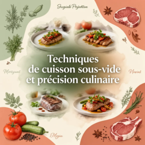Techniques de cuisson sous-vide et précision culinaire