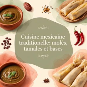 Cuisine mexicaine traditionnelle: molés, tamales et bases
