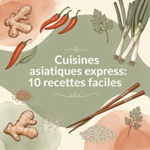 Cuisines asiatiques express: 10 recettes faciles