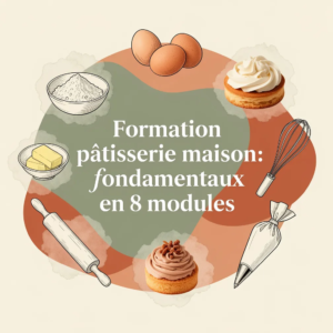 Formation pâtisserie maison: fondamentaux en 8 modules