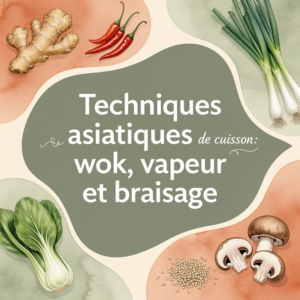 Techniques asiatiques de cuisson: wok, vapeur et braisage